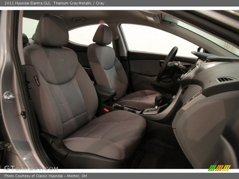 Titanium Gray Metallic / Gray 2011 Hyundai Elantra GLS