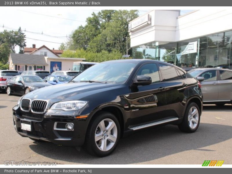 Black Sapphire Metallic / Black 2013 BMW X6 xDrive35i