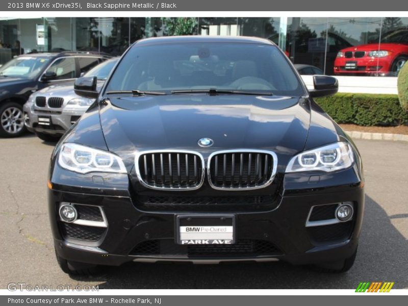 Black Sapphire Metallic / Black 2013 BMW X6 xDrive35i