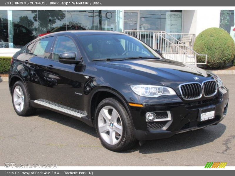 Black Sapphire Metallic / Black 2013 BMW X6 xDrive35i