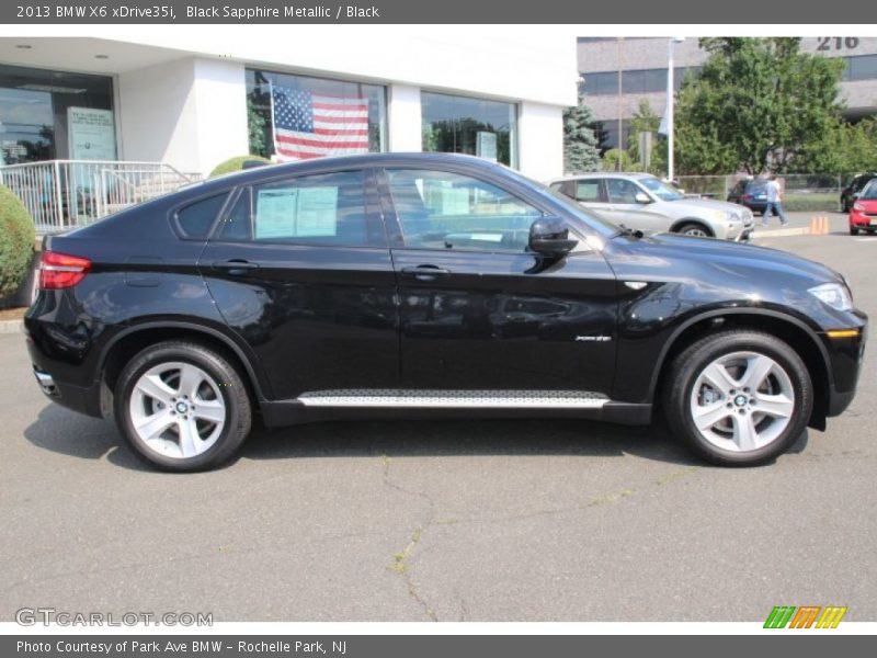 Black Sapphire Metallic / Black 2013 BMW X6 xDrive35i