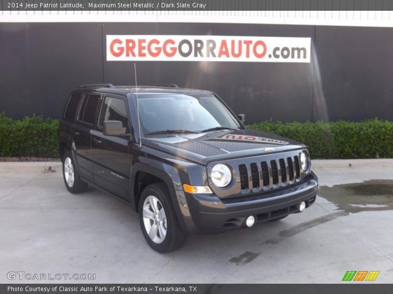 Maximum Steel Metallic / Dark Slate Gray 2014 Jeep Patriot Latitude