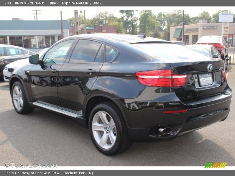 Black Sapphire Metallic / Black 2013 BMW X6 xDrive35i