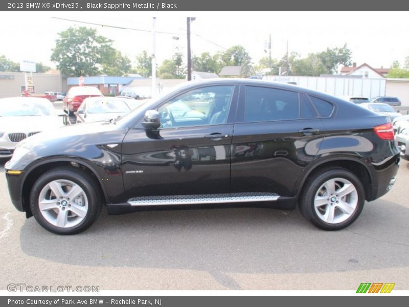 Black Sapphire Metallic / Black 2013 BMW X6 xDrive35i
