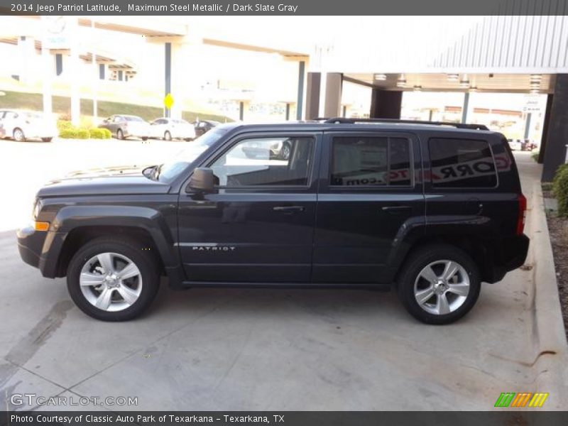Maximum Steel Metallic / Dark Slate Gray 2014 Jeep Patriot Latitude
