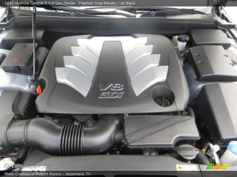  2013 Genesis 5.0 R Spec Sedan Engine - 5.0 Liter GDI DOHC 32-Valve D-CVVT V8