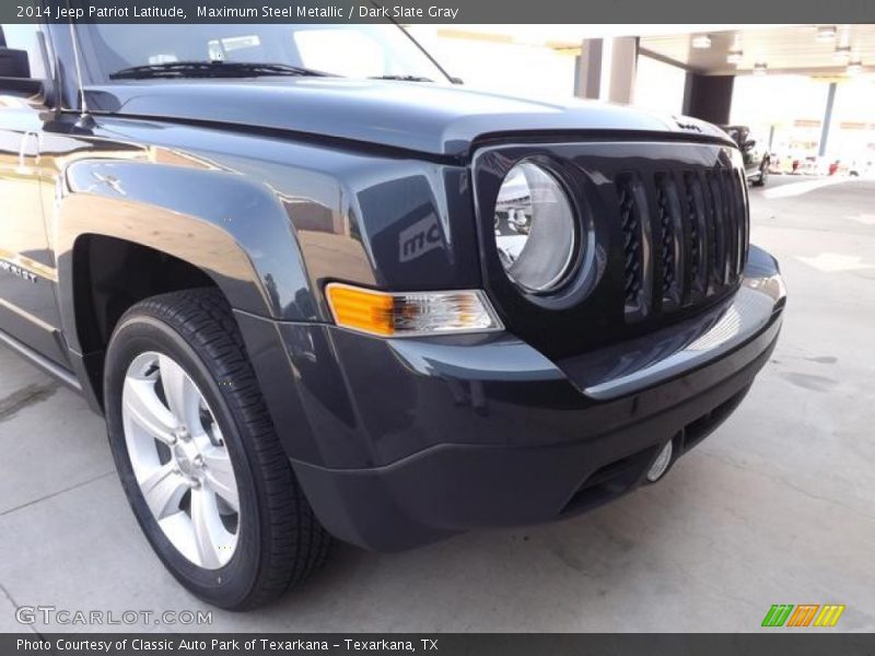 Maximum Steel Metallic / Dark Slate Gray 2014 Jeep Patriot Latitude