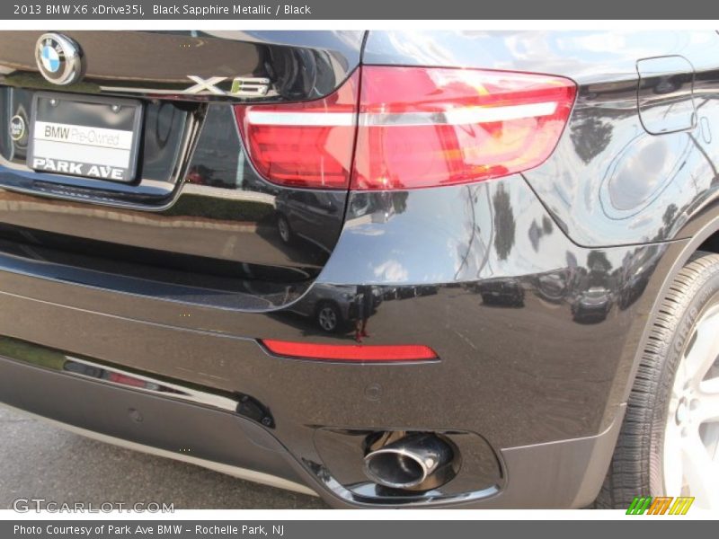 Black Sapphire Metallic / Black 2013 BMW X6 xDrive35i