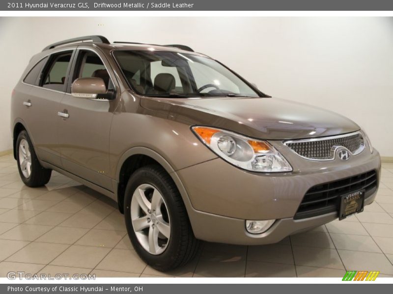 Driftwood Metallic / Saddle Leather 2011 Hyundai Veracruz GLS