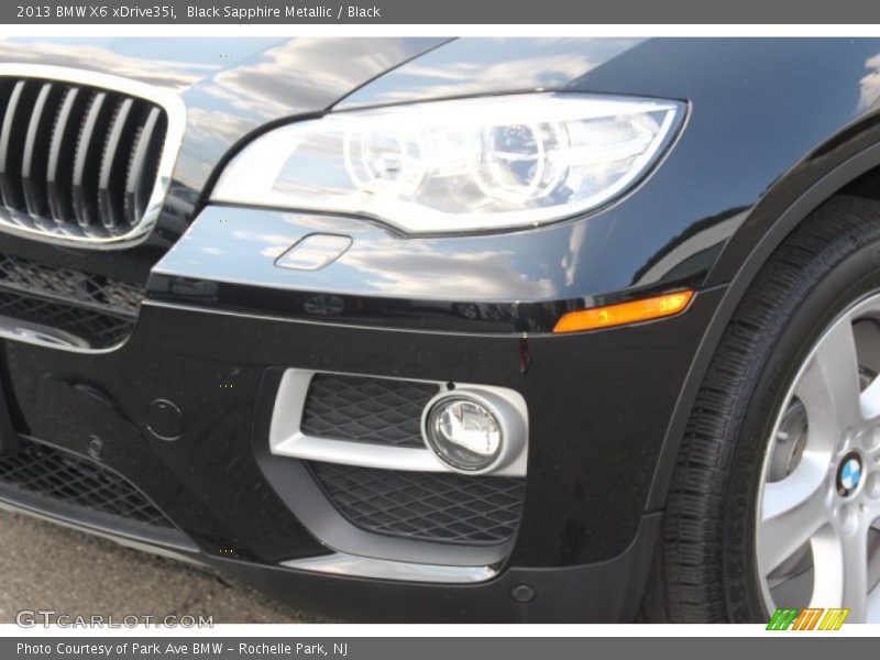 Black Sapphire Metallic / Black 2013 BMW X6 xDrive35i