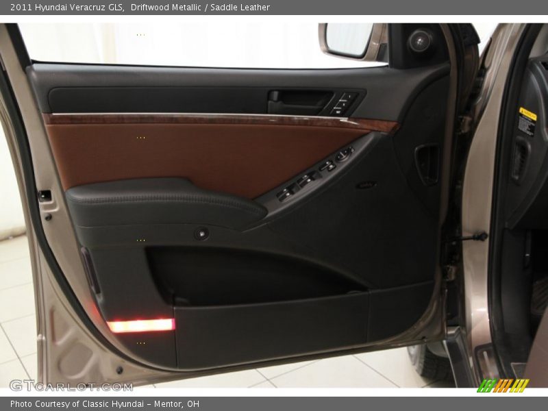Driftwood Metallic / Saddle Leather 2011 Hyundai Veracruz GLS