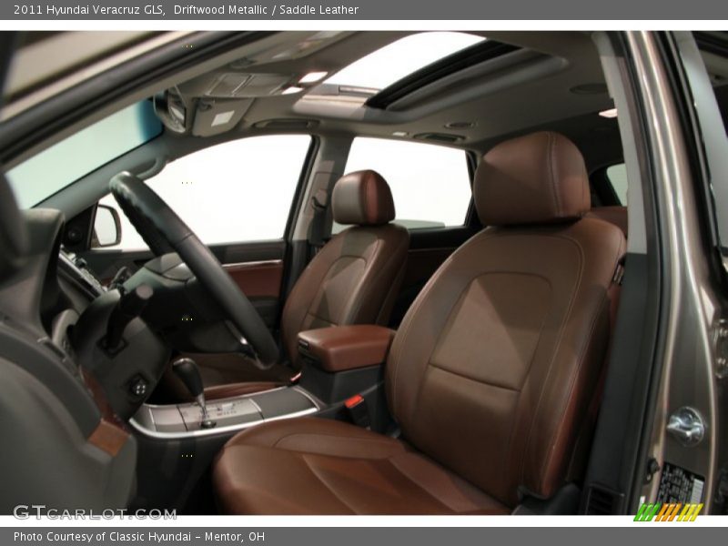 Driftwood Metallic / Saddle Leather 2011 Hyundai Veracruz GLS