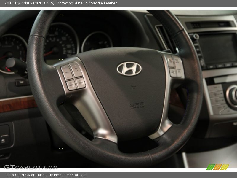Driftwood Metallic / Saddle Leather 2011 Hyundai Veracruz GLS