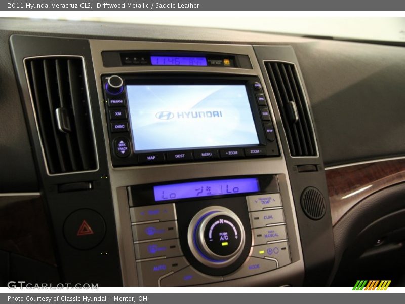 Driftwood Metallic / Saddle Leather 2011 Hyundai Veracruz GLS