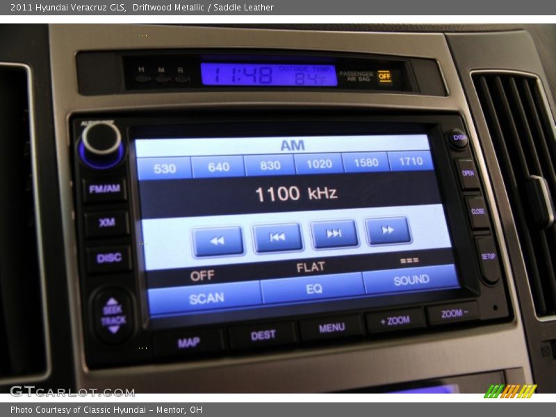 Driftwood Metallic / Saddle Leather 2011 Hyundai Veracruz GLS