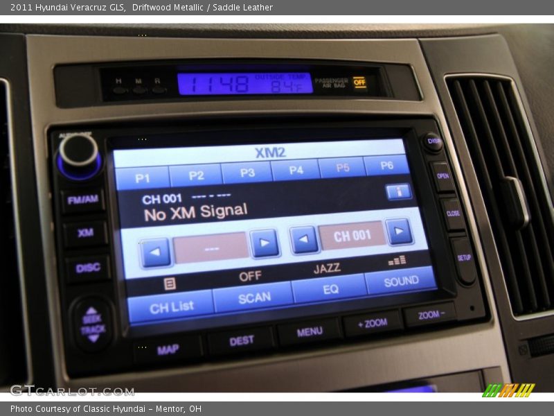 Driftwood Metallic / Saddle Leather 2011 Hyundai Veracruz GLS