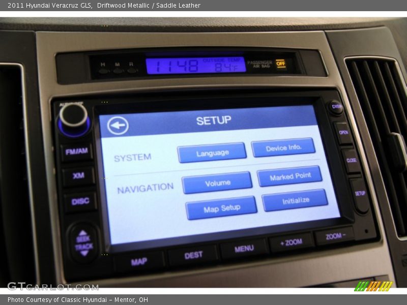 Driftwood Metallic / Saddle Leather 2011 Hyundai Veracruz GLS