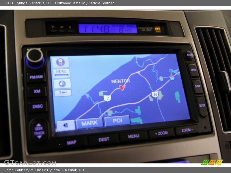 Driftwood Metallic / Saddle Leather 2011 Hyundai Veracruz GLS