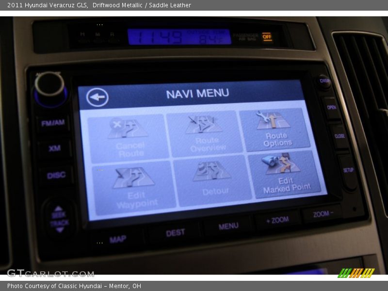 Driftwood Metallic / Saddle Leather 2011 Hyundai Veracruz GLS