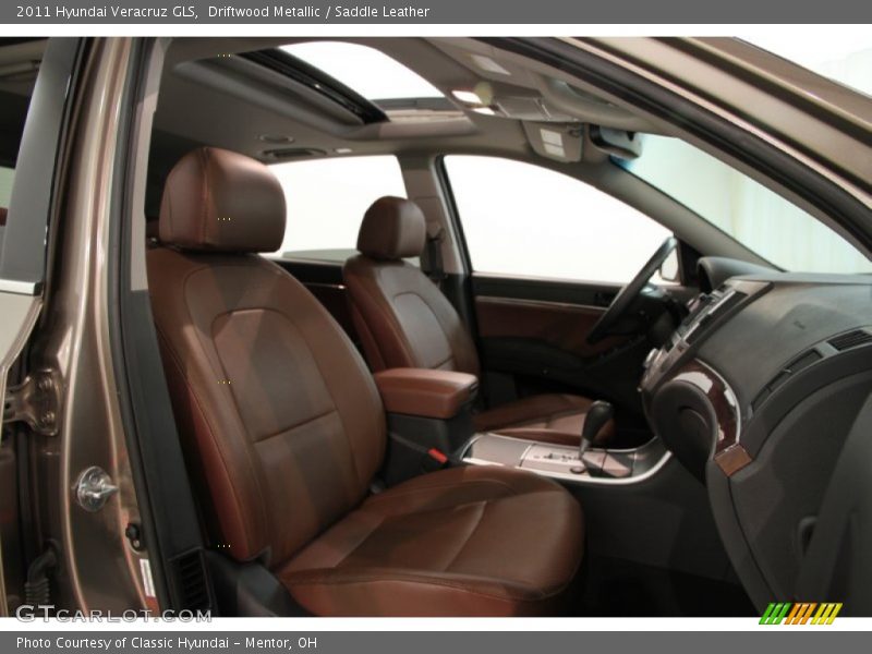 Driftwood Metallic / Saddle Leather 2011 Hyundai Veracruz GLS