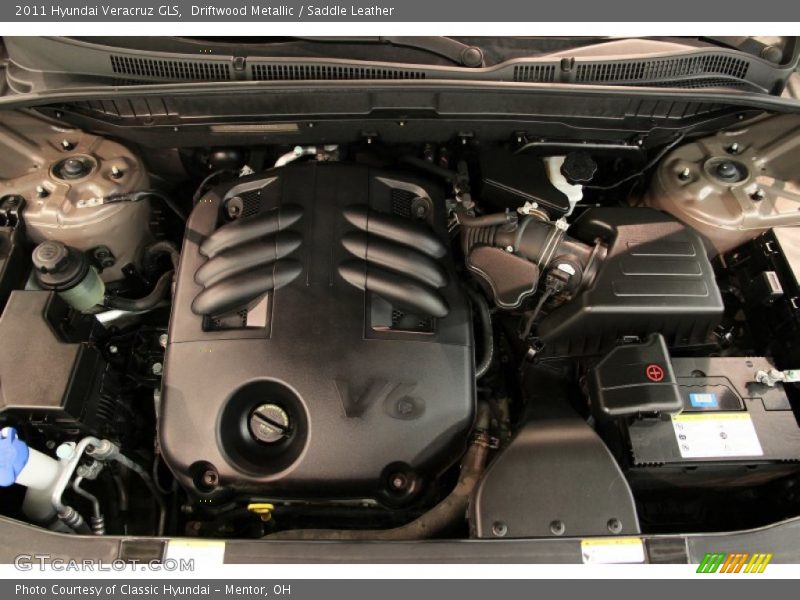 Driftwood Metallic / Saddle Leather 2011 Hyundai Veracruz GLS