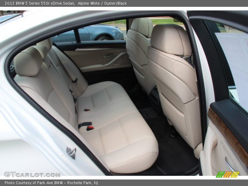 Rear Seat of 2013 5 Series 550i xDrive Sedan