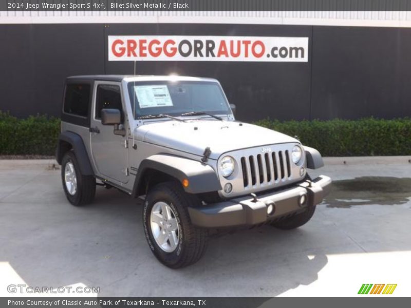 Billet Silver Metallic / Black 2014 Jeep Wrangler Sport S 4x4