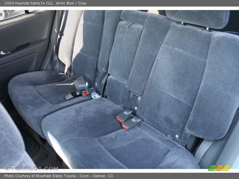 Arctic Blue / Gray 2004 Hyundai Santa Fe GLS