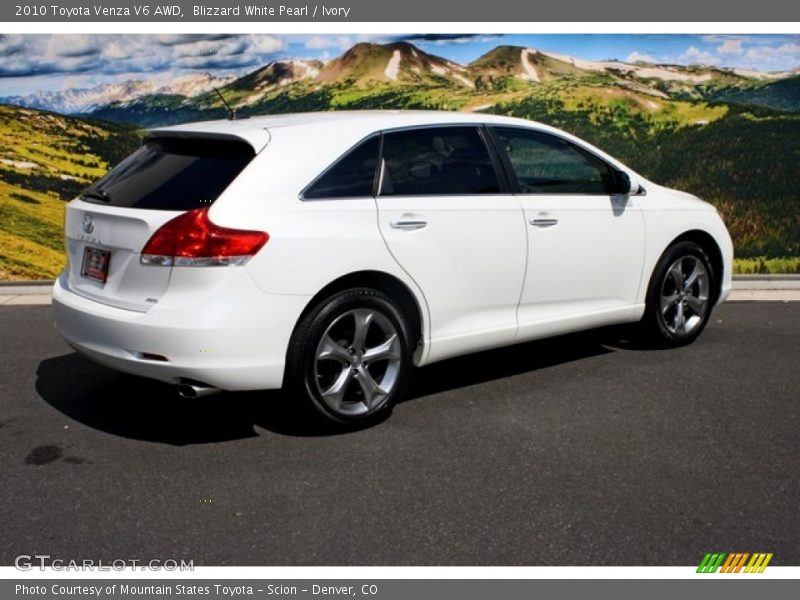 Blizzard White Pearl / Ivory 2010 Toyota Venza V6 AWD