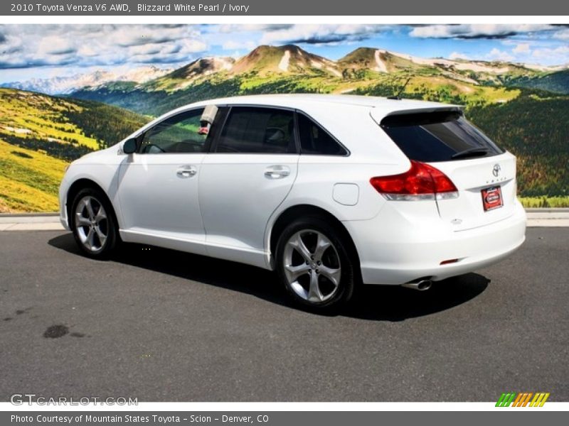 Blizzard White Pearl / Ivory 2010 Toyota Venza V6 AWD