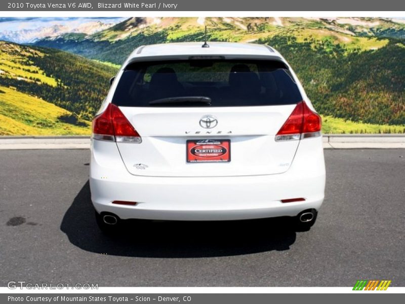 Blizzard White Pearl / Ivory 2010 Toyota Venza V6 AWD