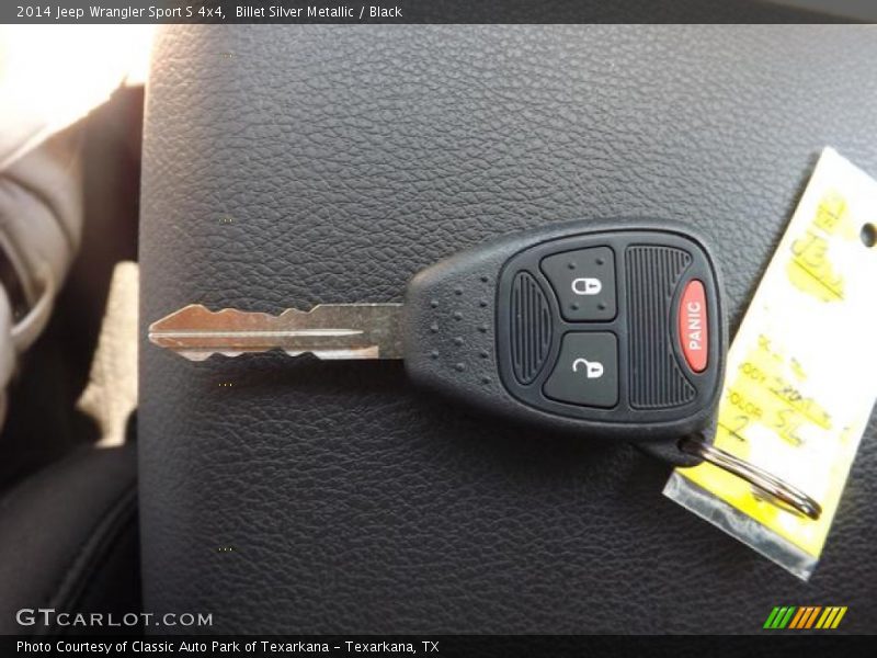Keys of 2014 Wrangler Sport S 4x4