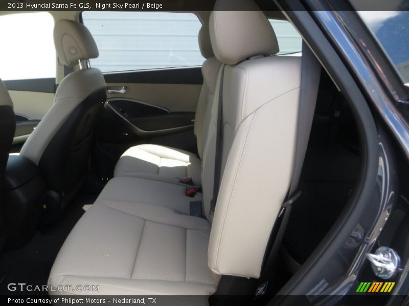 Night Sky Pearl / Beige 2013 Hyundai Santa Fe GLS
