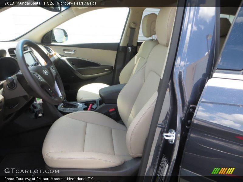Night Sky Pearl / Beige 2013 Hyundai Santa Fe GLS