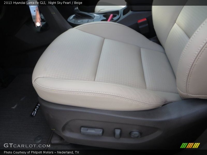 Night Sky Pearl / Beige 2013 Hyundai Santa Fe GLS