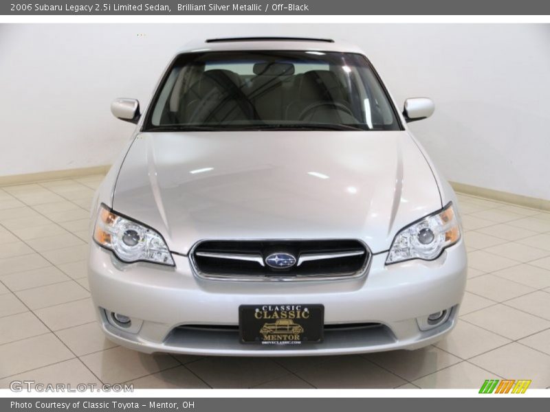 Brilliant Silver Metallic / Off-Black 2006 Subaru Legacy 2.5i Limited Sedan