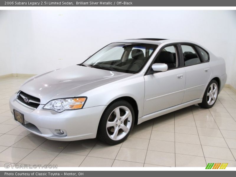 Brilliant Silver Metallic / Off-Black 2006 Subaru Legacy 2.5i Limited Sedan