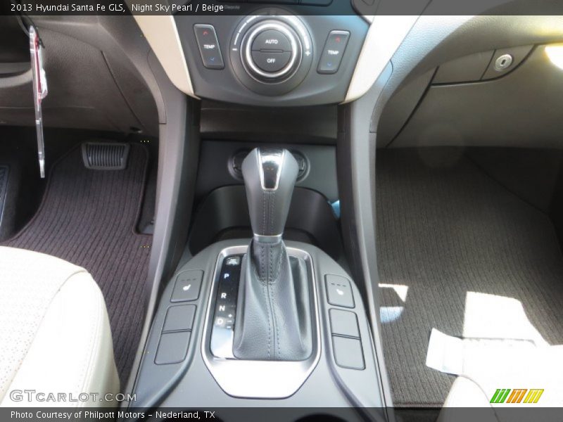 Night Sky Pearl / Beige 2013 Hyundai Santa Fe GLS