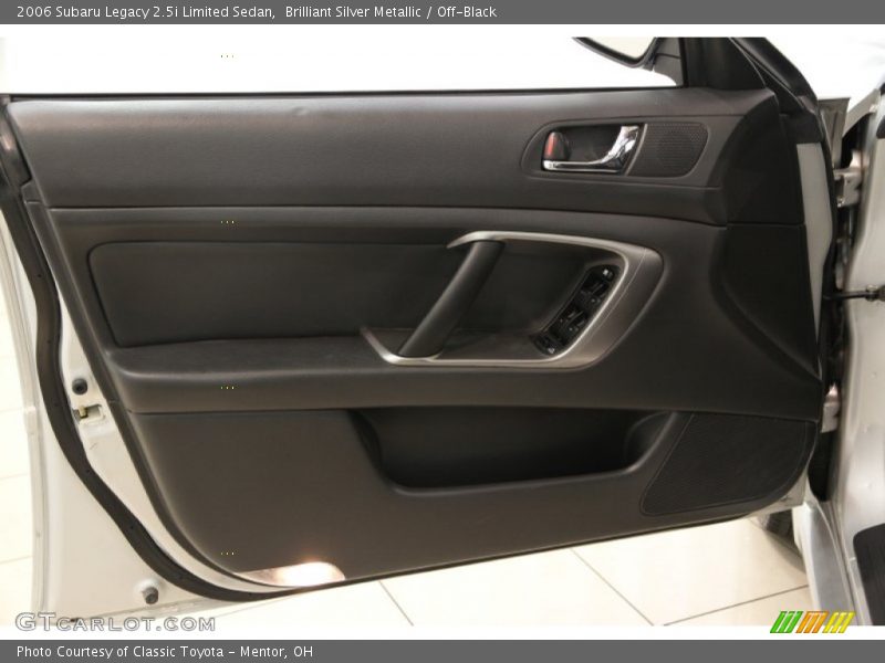 Brilliant Silver Metallic / Off-Black 2006 Subaru Legacy 2.5i Limited Sedan