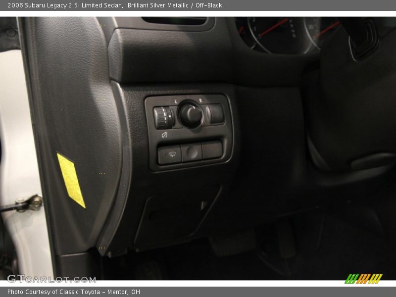 Brilliant Silver Metallic / Off-Black 2006 Subaru Legacy 2.5i Limited Sedan