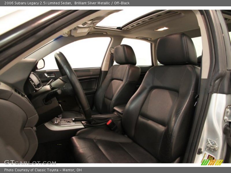 Brilliant Silver Metallic / Off-Black 2006 Subaru Legacy 2.5i Limited Sedan