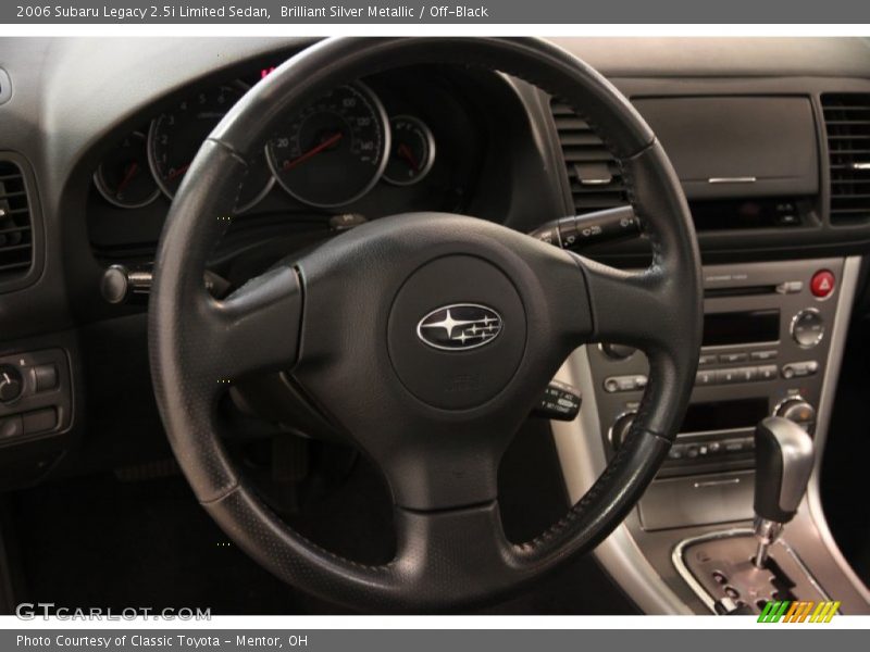Brilliant Silver Metallic / Off-Black 2006 Subaru Legacy 2.5i Limited Sedan