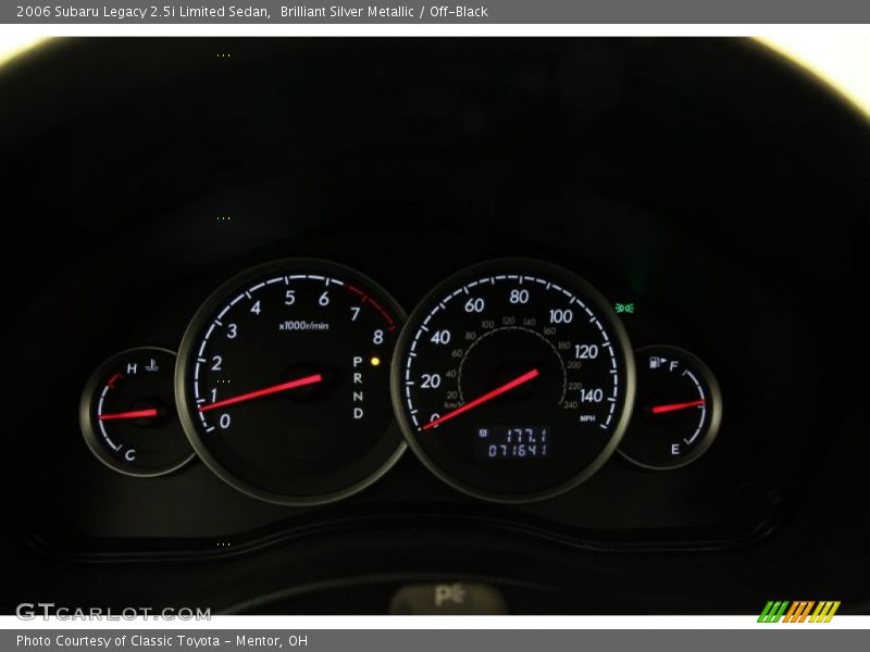 Brilliant Silver Metallic / Off-Black 2006 Subaru Legacy 2.5i Limited Sedan