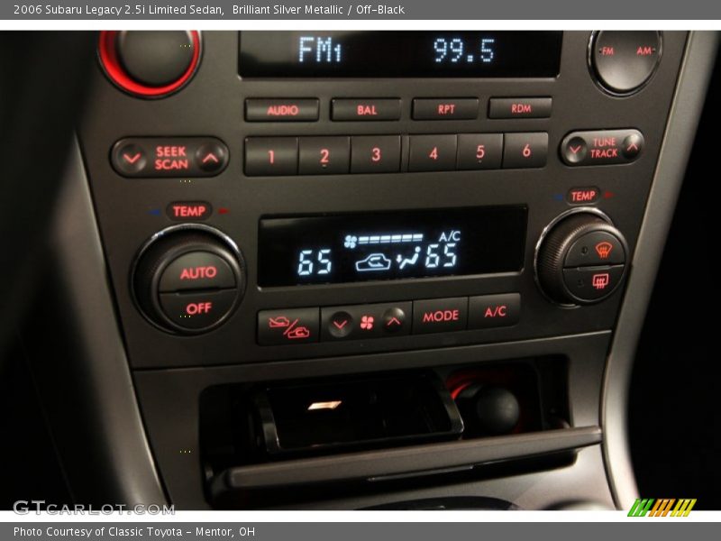 Brilliant Silver Metallic / Off-Black 2006 Subaru Legacy 2.5i Limited Sedan
