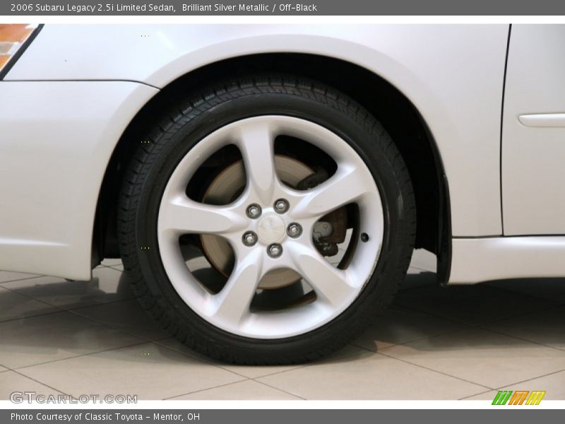 Brilliant Silver Metallic / Off-Black 2006 Subaru Legacy 2.5i Limited Sedan