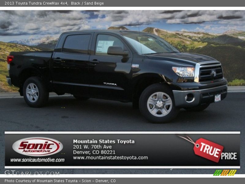 Black / Sand Beige 2013 Toyota Tundra CrewMax 4x4