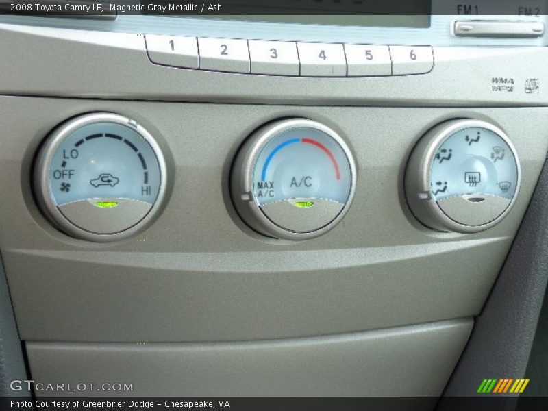 Magnetic Gray Metallic / Ash 2008 Toyota Camry LE