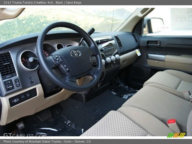 Black / Sand Beige 2013 Toyota Tundra CrewMax 4x4