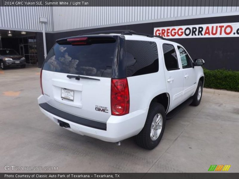 Summit White / Light Tan 2014 GMC Yukon SLE