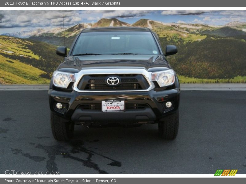 Black / Graphite 2013 Toyota Tacoma V6 TRD Access Cab 4x4